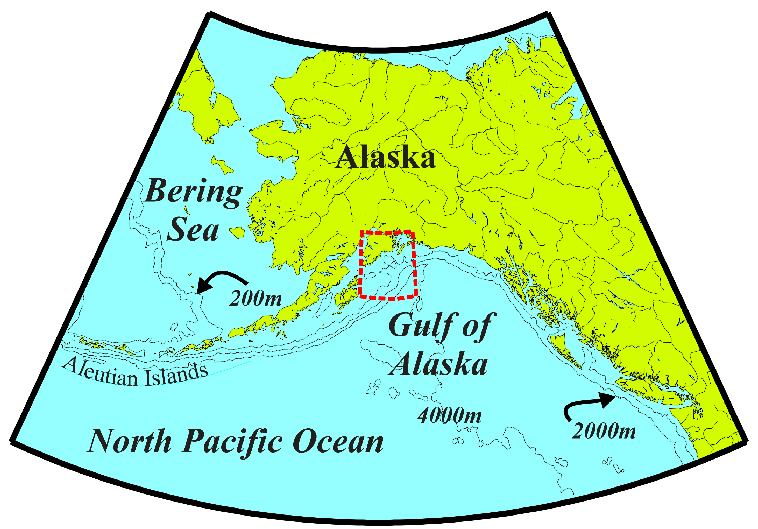 North Pacific Map